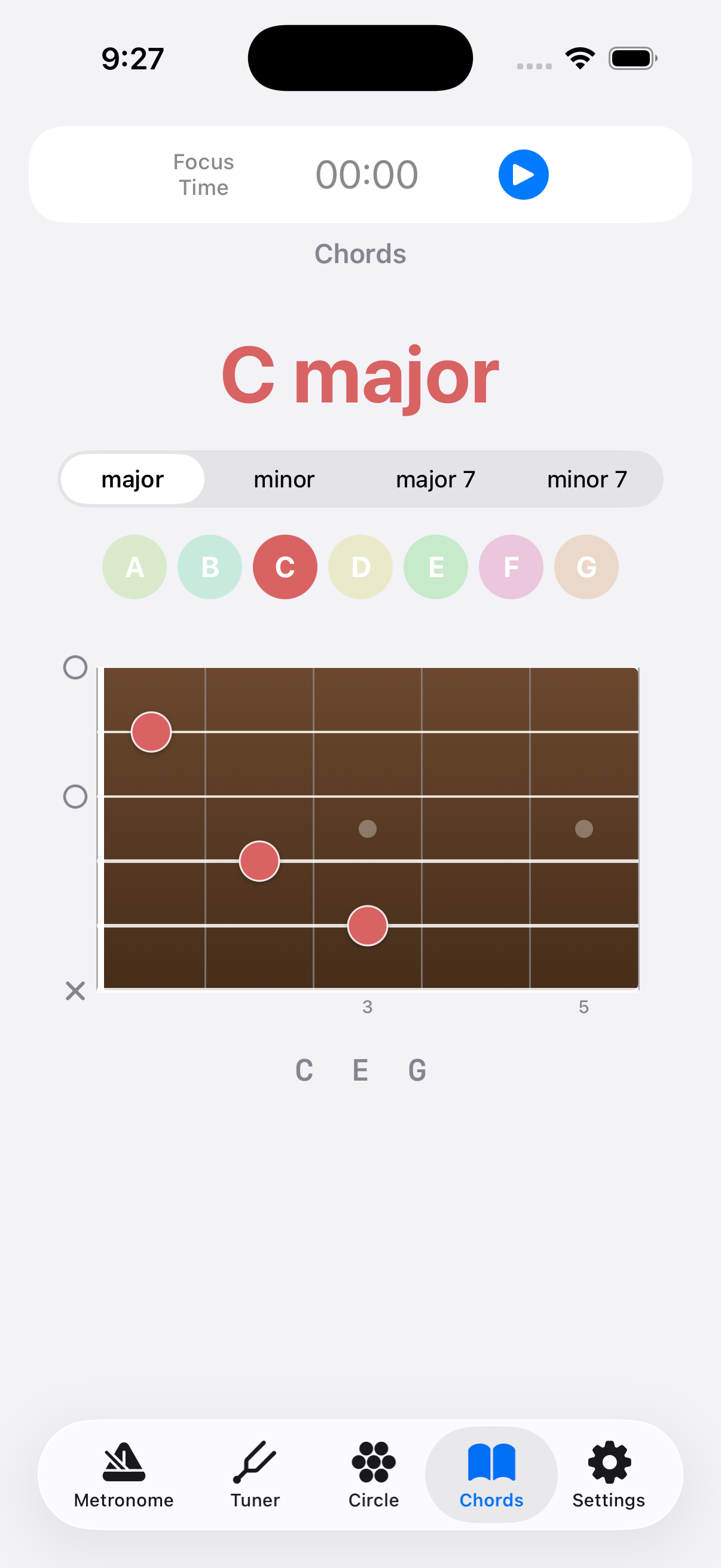 OneBeat Guitar Tools chords